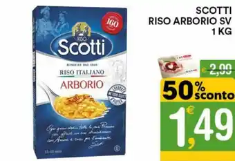 Gecop Scotti Riso Arborio SV 1kg offerta