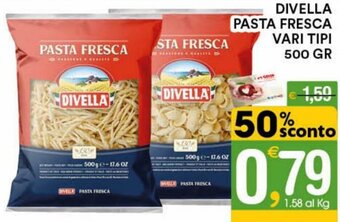 Divella Pasta Fresca Vari Tipi 500 gr