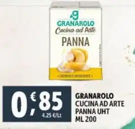 Deco Supermercati Granarolo cucina ad arte panna uht offerta