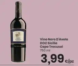 Despar Vino Nero D'Avola DOC Sicilia Capo Trecusoi offerta