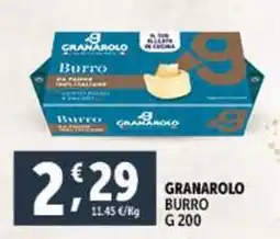 Deco Supermercati Granarolo burro offerta