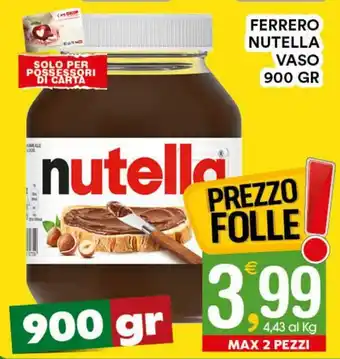 Ferrero Nutella Vaso 900 gr