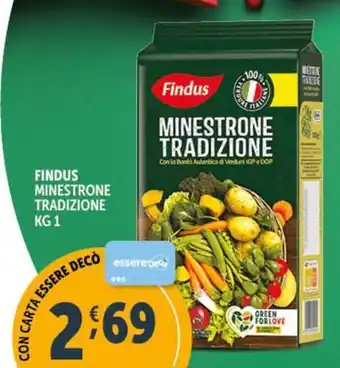 Deco Supermercati Findus minestrone tradizione offerta