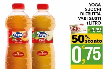 Gecop Yoga Succhi Di Frutta Vari Gusti 1 litro offerta