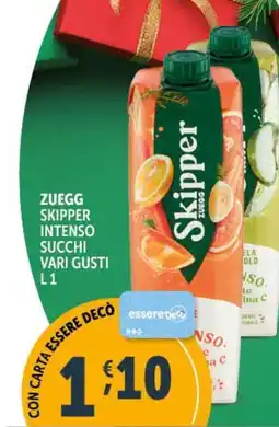 Deco Supermercati Zuegg skipper intenso succhi offerta