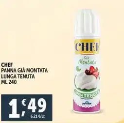 Deco Supermercati Chef panna già montata lunga tenuta offerta