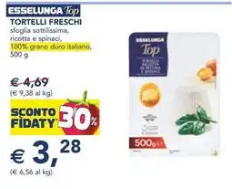 Esselunga Tortelli freschi ESSELUNGA Top offerta