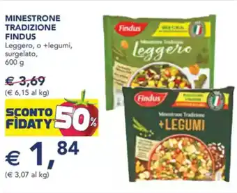 Esselunga Minestrone tradizione FINDUS offerta