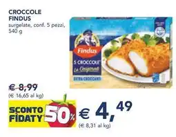 Esselunga Croccole FINDUS offerta