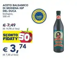 Esselunga Aceto balsamico di modena igp del duca offerta