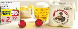 Esselunga Birra MORETTI offerta