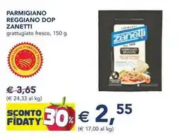 Esselunga Parmigiano reggiano dop ZANETTI offerta