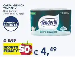Esselunga Carta igienica TENDERLY offerta
