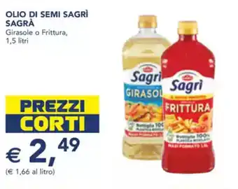 Esselunga Olio di semi sagrì SAGRÀ offerta