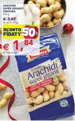 Esselunga Arachidi super giganti VENTURA offerta