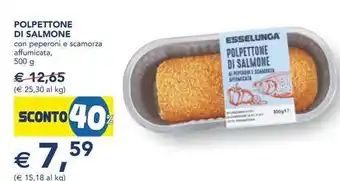 Esselunga Polpettone di salmone offerta