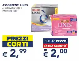 Esselunga Assorbenti LINES offerta