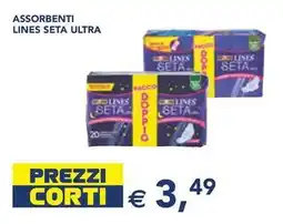Esselunga Assorbenti lines seta ultra offerta
