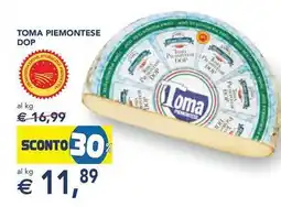 Esselunga Toma piemontese dop offerta