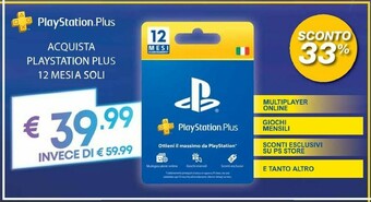 Unieuro Giochi ps4 offerta
