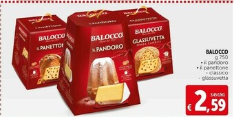 Deco Supermercati Il panettone glassuvetta offerta