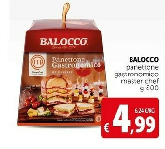 Deco Supermercati Panettone gastronomico master chef offerta
