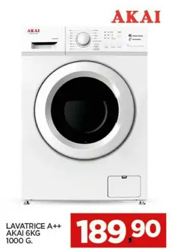 Interspar Lavatrice a++ 6kg 1000 g offerta