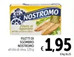 Spazio Conad Filetti di sgombro NOSTROMO offerta