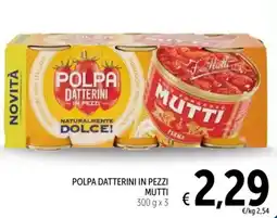 Spazio Conad Polpa datterini in pezzi MUTTI offerta