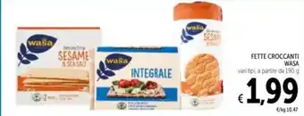 Spazio Conad Fette croccanti WASA offerta