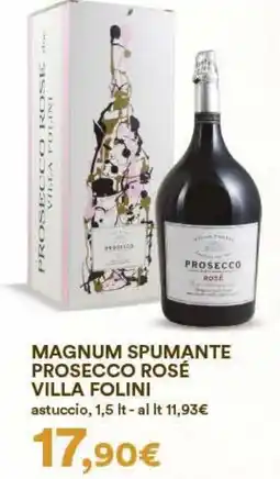 Coop Magnum spumante prosecco rosé villa folini offerta