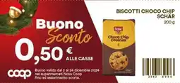 Coop Biscotti choco chip SCHÄR offerta