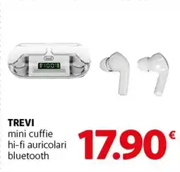 Famila Superstore TREVI mini cuffie hi-fi auricolari bluetooth offerta