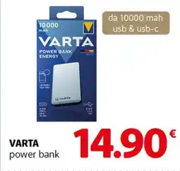 Famila Superstore VARTA power bank offerta