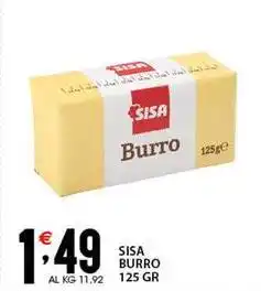 Sisa Sisa burro offerta