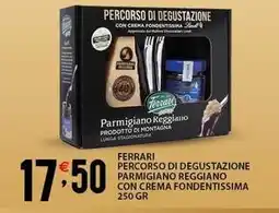 Sisa Ferrari percorso di degustazione parmigiano reggiano offerta