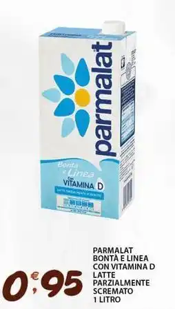 Sisa Parmalat bontà e linea con vitaminad latte parzialmente scremato offerta