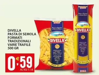 Sisa Divella pasta di semola formati tradizionali offerta