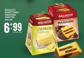 Sisa Balocco panettone / pandoro vari tipi offerta