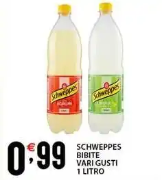 Sisa Schweppes bibite vari gusti offerta