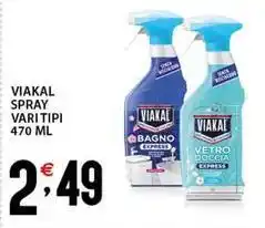 Sisa Viakal spray vari tipi offerta