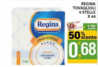 Gecop Regina Tovaglioli 5 stelle x 46 offerta