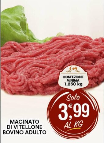 Gecop Macinato di Vitellone Bovino Adulto offerta