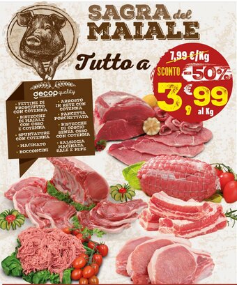 Gecop Fettine di Prosciutto con Cotenna offerta
