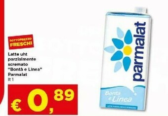 Metà Latte parzialmente scremato offerta