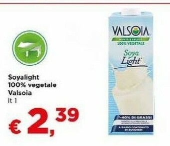 Metà Latte di soia offerta
