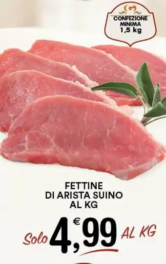 Gecop Fettine di Arista di Suino al kg offerta