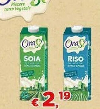 Metà Latte di soia offerta