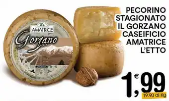 Gecop Amatrice Pecorino Stagionato Il Gorzano Caseificio l'etto offerta