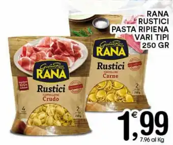 Gecop Rana Rustici Pasta Ripiena vari tipi 250gr offerta